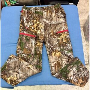 Realtree Xtra Camo Hunting Pants Mens Large Windproof Water / Odor Resistant